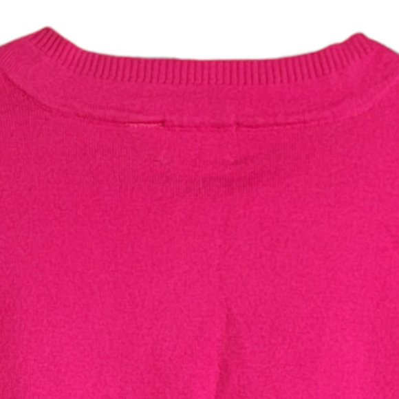 Mexx V-Neck Button Down Pink Cardigan Pink Sweater Size S - Picture 5 of 7